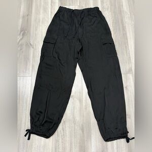 PINK Victoria's Secret Black Jogger Pants Size M
